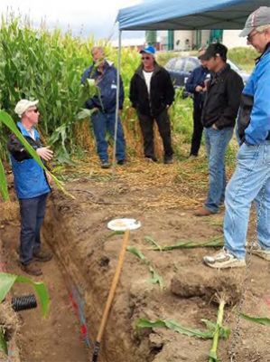 Soil health workshop in Amberley.